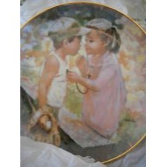 12 Plate Set of Hamilton Collection The Summer Days of Childhood Thornton Utz - Picture 5 of 12